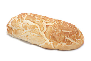 Golden freshly baked loaf of bread