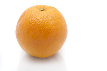 Single whole orange