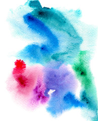 Colorful watercolor background for your design.