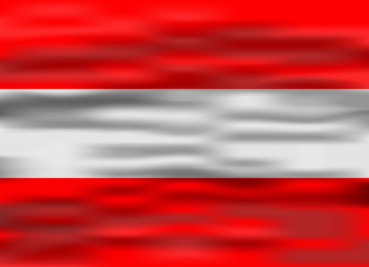realistic flag austria