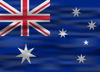 realistic flag australia