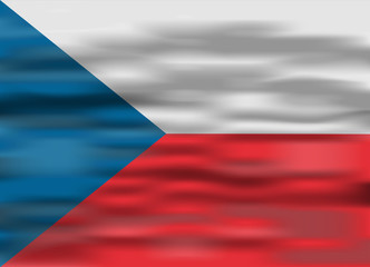 realistic flag czech