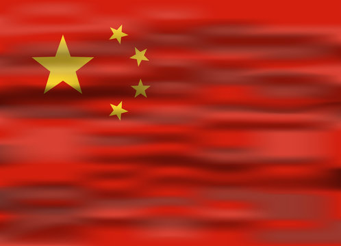 realistic flag china
