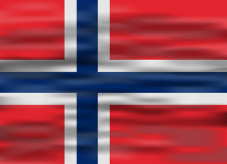 realistic flag norway
