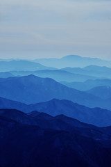 Fototapeta premium 青い山脈 