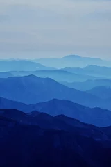 Foto op Canvas Blauwe bergen © tamayura39
