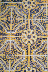 Azulejo beautiful traditional portuguese tiles background
