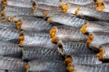Dried Food,dried salted damsel fish.