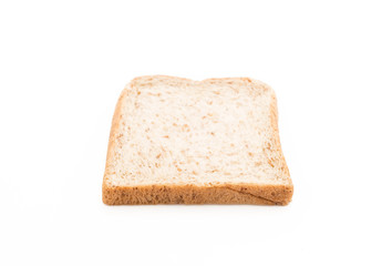 whole wheat bread on white