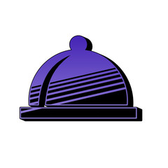 ikona retro lata 80 wektor