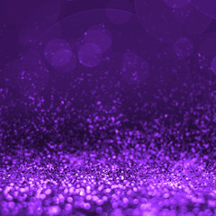 Abstract pruple glitter perspective to blank background,Studio s