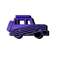 ikona retro lata 80 wektor © vempireart