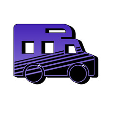 ikona retro lata 80 wektor