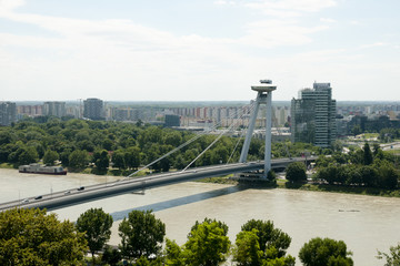 SNP Bridge (UFO Bridge) - Bratislava - Slovakia