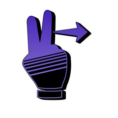 ikona retro lata 80 wektor