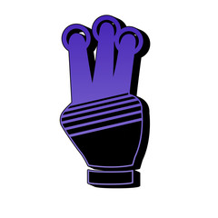 ikona retro lata 80 wektor