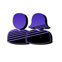 ikona retro lata 80 wektor