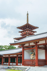 Naklejka premium 古都奈良 薬師寺の風景