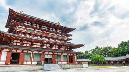古都奈良　薬師寺の風景