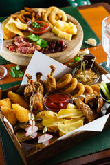 appetizer in the bar