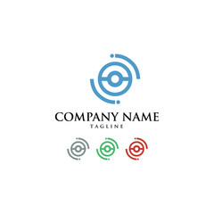 Technology Computer Digital Internet Logo Icon Vector