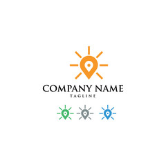 Electronic Technology Comunication Icon Logo Vector