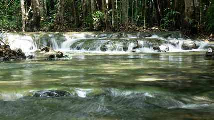 Naklejka na ściany i meble Waterfall at Krabi Thailand.