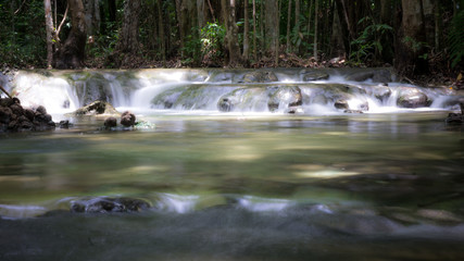 Naklejka na ściany i meble Waterfall at Krabi Thailand.