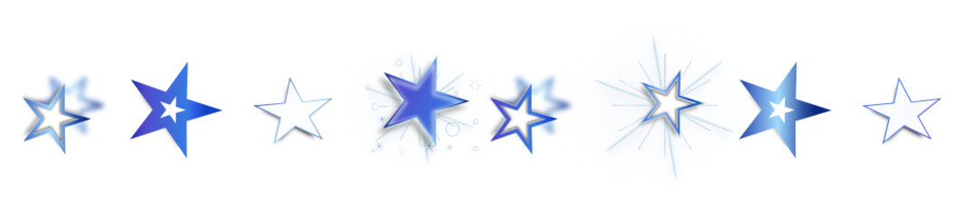 Stern Sterne Stars Hintergrund Band Banner Blau