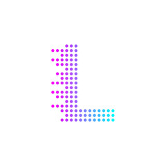 Letter L logo design,technology,electronics,digital logotype
