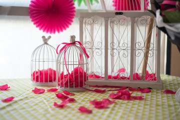 Décoration de table, déco de mariage