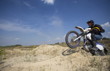 Obraz na płótnie Canvas Motocross bike.