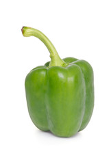 Fresh vegetables sweet Pepper or bell pepper isolated on white b