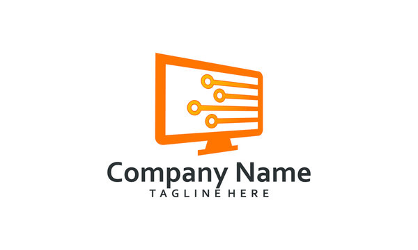 Computer tech logo