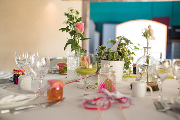 Décoration de table, déco de mariage