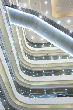 interior of shopping mall