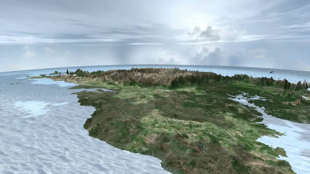 digital terrain and digital water bodies