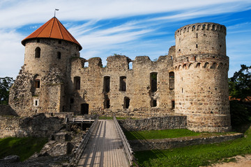 Fototapeta na wymiar Cesis Castle 