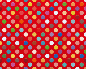 艶のある水玉模様