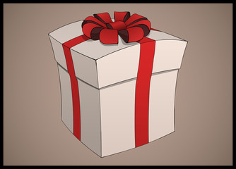 Gift box illustration
