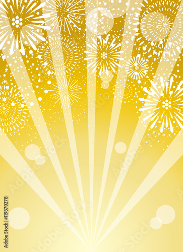 花火 ゴールド背景 Wall Mural Background Background Wallpaper Murals Kid A