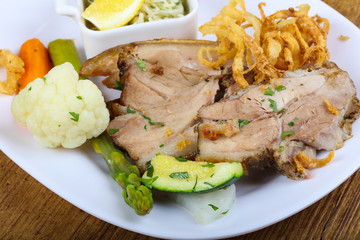 Czech cuisine - roasted pork