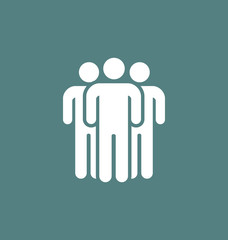 Group of people icon vector