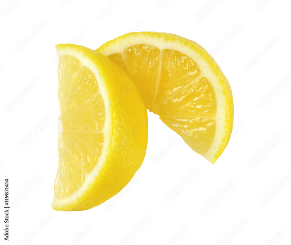 Sticker fresh lemon slices