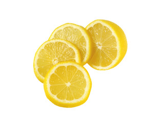 sliced fresh lemon