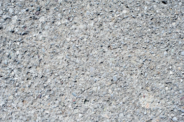 Textute of strength gravel cement pavement