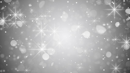 silver bokeh and sparkles © gonin