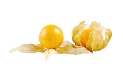 Cape gooseberry isolated on white background