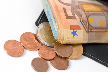 Geldbörse mit Bargeld