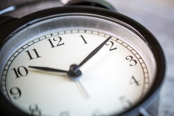 close up of alarm clock
